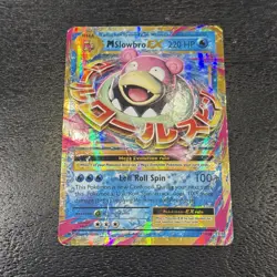 Pokemon - TCG M Slowbro EX Mega XY Evolutions Ultra Rare Holo Card 27/108 (2016) - Image 1
