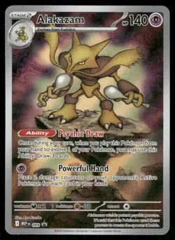 2# Pokemon Cards Alakazam 009 Mega Evolutions Promo - Image 1