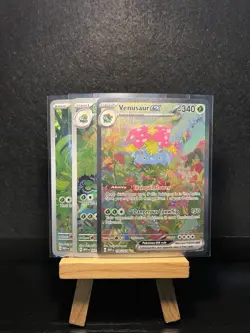Pokemon - Venusaur ex 198/165 + Ivysaur 167/165 + Bulbasaur 166/167 - 151 Set NM - Image 1