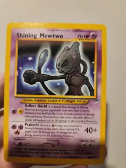Shining Mewtwo - 109/105 - Pokemon Neo Destiny Unlimited Holo Rare Rare ungraded - Image 2