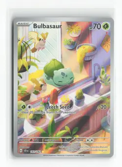Pokemon Stellar Crown #143/142 Bulbasaur - Image 1