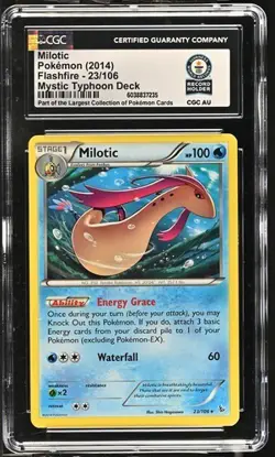 2014 Pokemon Milotic Flashfire CGC Authentic Guinness World Record 1/1 - Image 1
