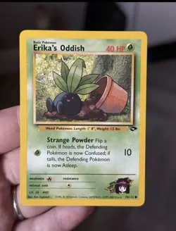 Erika's Gloom 46/132 & Oddish - Gym Heroes Regular - Pokemon TCG WOTC - NM - Image 3