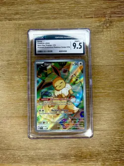 CGC 9.5 2025 POKEMON SVP EN-SV POKEMON CENTER ETB BLACK STAR PROMO #173 EEVEE - Image 1