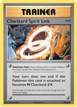 Charizard Spirit Link (#75/108) - Reverse Holofoil XY - Evolutions HP Pokemon - Image 1