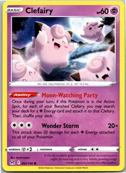 Clefairy - SWSH11: Lost Origin 062/196 - Common - NM Pokemon TCG - Image 1