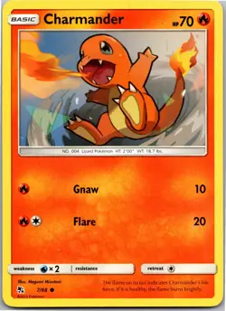 Charmander - Hidden Fates 7/68 - Common - NM Pokemon TCG - Image 1