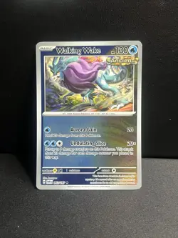 Pokemon TCG * SV Twilight Masquerade * 63/167 Walking Wake REVERSE HOLO Rare NM - Image 1