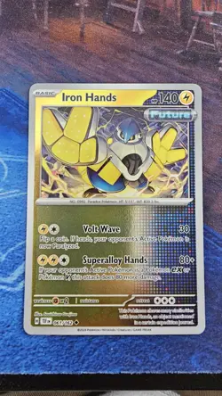 Iron Hands 61 / 162 Pokemon Temporal Forces 2024 Reverse Holo - Image 1