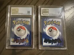 CGC 8.5 2021 Pokemon 25th Anv. Celebrations Gold Metal Pikachu & Charizard - Image 2