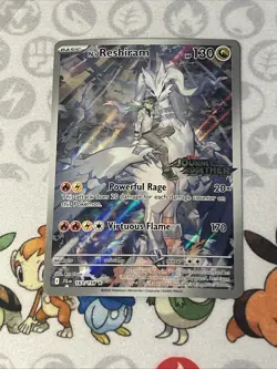 N’s Reshiram Stamped IR Pokemon Journey Together #167/159 Near Mint Box Topper - Image 1