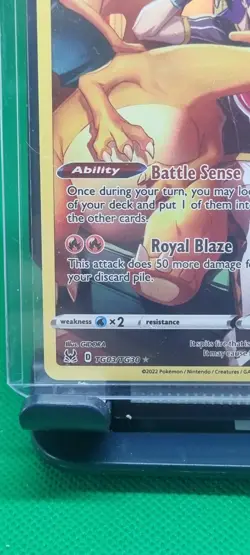 Pokemon TCG Charizard Lost Origin Trainer Gallery Tg03/Tg30 Holo Ultra Rare Mint - Image 4