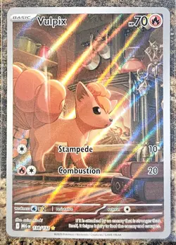 Pokemon 2025 Mega Evolution Vulpix 138 NM or Better - Image 1