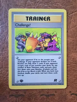 Challenge! #74/82 Team Rocket 1st Edition Pokemon TCG - Image 1