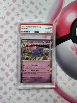 2023 POKEMON MEW EN-151 094 GENGAR Holo Rare PSA 10 GEM MINT. - Image 1