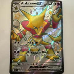 Pokemon TCG Alakazam ex 215/091 SV: Paldean Fates Shiny Ultra Rare Holofoil NM⭐ - Image 2