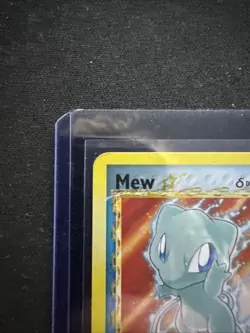 2006 Pokemon EX Dragon Frontiers Mew GOLD STAR Holo Foil 101/101 Delta Species - Image 4