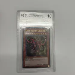 Yu-Gi-Oh! TCG Slifer The Sky Dragon LC01- EN002 Beckett 10 Gem Mint - Image 1
