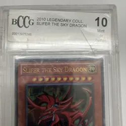 Yu-Gi-Oh! TCG Slifer The Sky Dragon LC01- EN002 Beckett 10 Gem Mint - Image 2