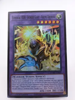 Yu-Gi-Oh! Elemental Hero Thunder Giant-Voltic Thunder MZMU-EN029 Super Rare - Image 1