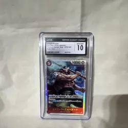 Edward Newgate OP02-004 Super Rare Holo CGC 10 Japanese One Piece CCG - Image 1