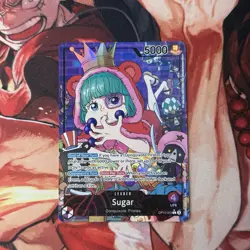 Sugar OP10-003 L Alt Art Royal Blood ENGLISH One Piece CCG - Image 1