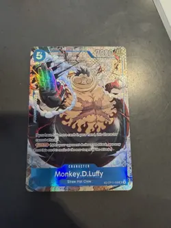 One Piece TCG Monkey.D.Luffy - OP11-058 (TR) Carrying On His Will Treasure Rare - Image 1