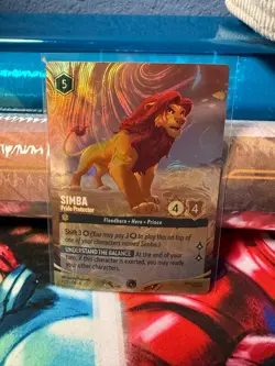 Disney Lorcana Challenge FOIL TOP 64 Promo Simba - Pride Protector 4/C2 - Image 1