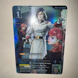 GUNDAM TCG CARD GAME GD03-084 PAPTIMUS SCIROCCO (R+) FOIL - STEEL REQUIEM - Image 5