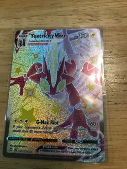 Pokemon card toxtricity VMAX shiny gigantamax 2021 near mint - Image 2