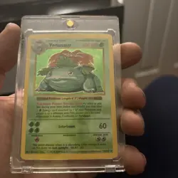 Pokemon TCG Venusaur Base Set, Holo Shadowless Rare Card 15/102 - Image 1