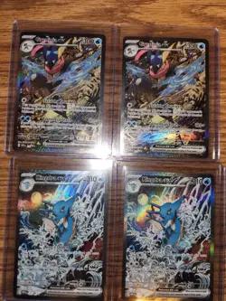 Pokemon TCG Greninja EX & Kingdra EX SVP EN Holo EX Lot 4 Cards - Image 1