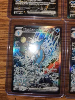 Pokemon TCG Greninja EX & Kingdra EX SVP EN Holo EX Lot 4 Cards - Image 4