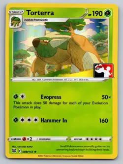Prize Pack Series Cards #008/172 Torterra - Image 1