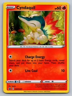 SWSH: Sword & Shield Promo Cards #SWSH221 Cyndaquil - Image 1