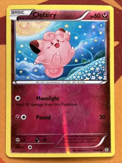 Pokemon Card - Clefairy - Reverse Holo - Common (50/83) Generations *LP* - Image 1