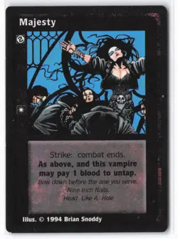 1994 Deckmaster Jyhad Majesty # V:TES Trading Card - Image 1