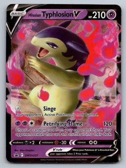 SWSH: Sword & Shield Promo Cards #SWSH237 Hisuian Typhlosion V - Image 1