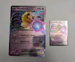 Mimikyu Ex Journey Together 069/159 Jumbo Stamped Promo and Promo standard Cards - Image 1