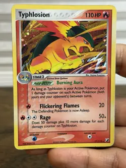 Typhlosion Unseen Forces Holo Rare Card 17/115 Pokemon Card - HP - Image 3