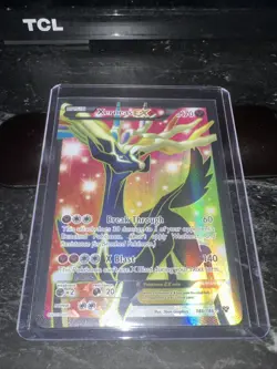 Pokemon TCG Xerneas EX Ultra Rare Holo Card 146/146 XY Base Set Lightly Played - Image 1