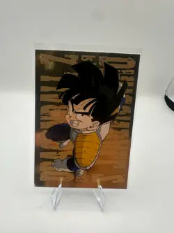 Dragon Ball Z - GOHAN 1999 JPP/AMADA G-5 Gold Foil Trading Card Ex - Image 1