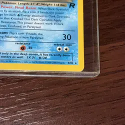 Dark Gyarados - 8/82 - 1st Edition Holo Rare Pokemon Card - NM - Image 2