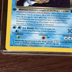 Dark Gyarados - 8/82 - 1st Edition Holo Rare Pokemon Card - NM - Image 3
