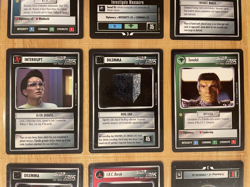 Star Trek CCG: First Edition Black Border Premiere - Nine Card Rare Lot - Image 3
