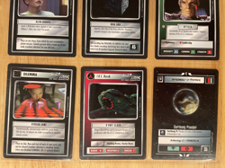 Star Trek CCG: First Edition Black Border Premiere - Nine Card Rare Lot - Image 4