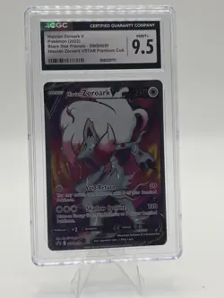Hisuian Zoroark V SWSH297 SWSH: Sword & Shield Promo Cards Holo CGC 9.5 - Image 1