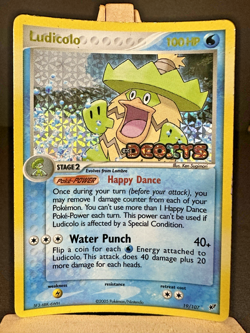 Ludicolo 19/107 Reverse Holo Rare 19/107 Stamped EX Deoxys Pokemon Card - Image 1