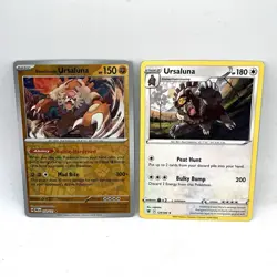 Ursaluna Ursaring Teddiursa Pokemon TCG Card Lot Collection - Image 4