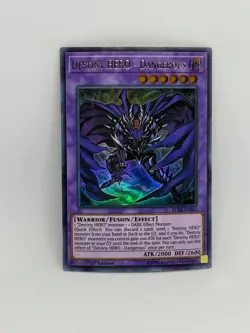 Yugioh Card Destiny HERO- Dangerous BLHR-EN063 ULTRA RARE 1st Ed. - NM - Image 1
